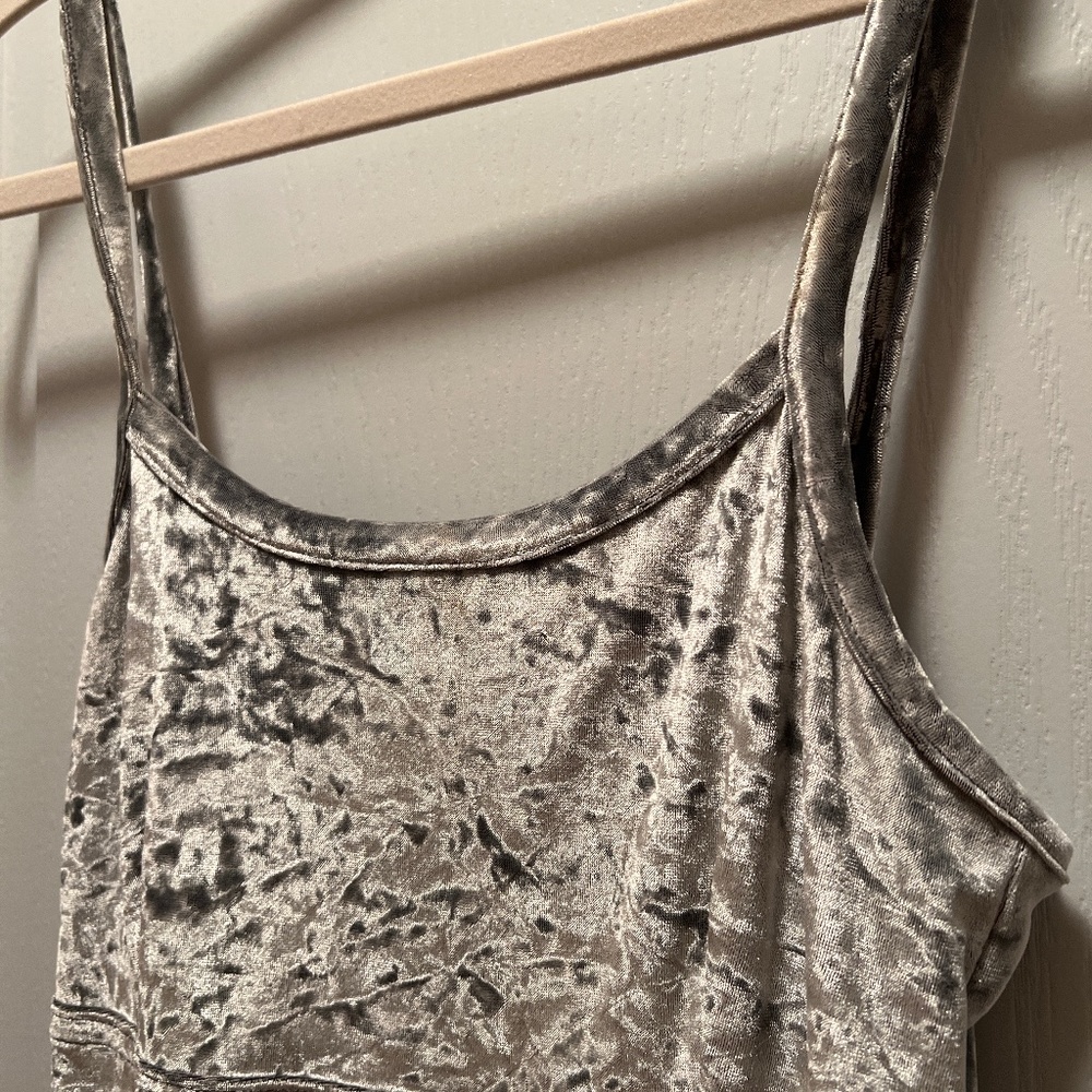 Beautiful silver velour party dress